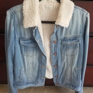 Thread & Supply Sherpa denim jacket